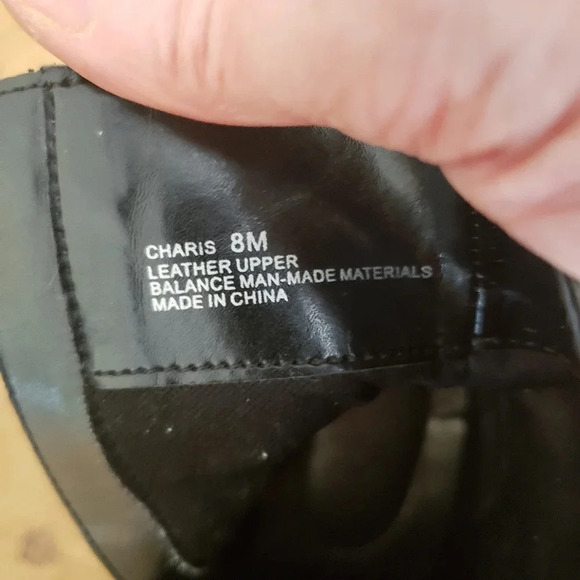 *LEATHER Booties,  Size 8, Black - Picture 12 of 12